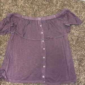 off the shoulder blouse